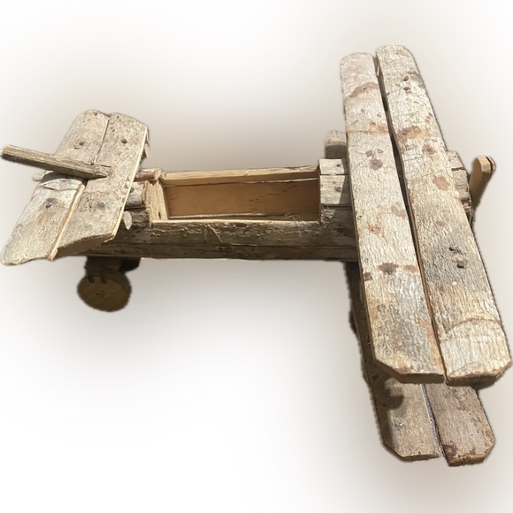 Vintage artibetter plane made of tree limbs - Picture 5 of 10